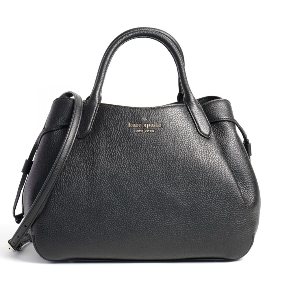 Kate Spade Large Dumpling Satchel. Black Pebbled Leather. NWT. Classic!